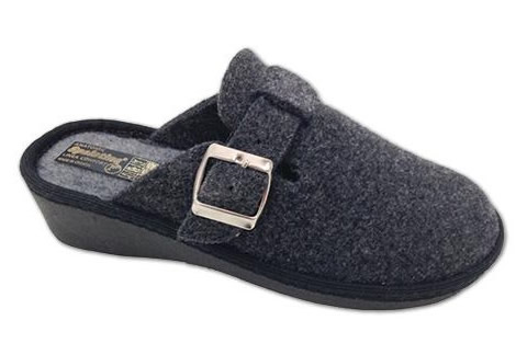 Ženski hišni copati iz tekstila Spalatina 5703 siva